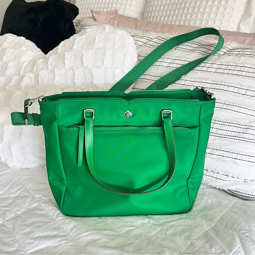 Kate Spade Staci Green Nylon Handbag